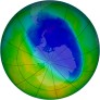 Antarctic Ozone 2011-11-18